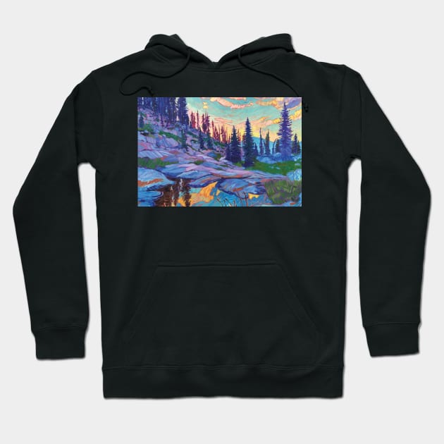 Mountain Revelry Hoodie by HammiltenJohn